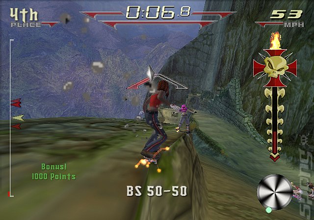 Tony Hawk's Downhill Jam - Wii Screen