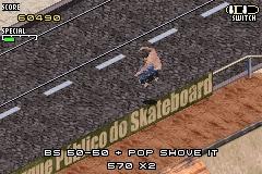 Tony Hawk's Pro Skater 3 - GBA Screen