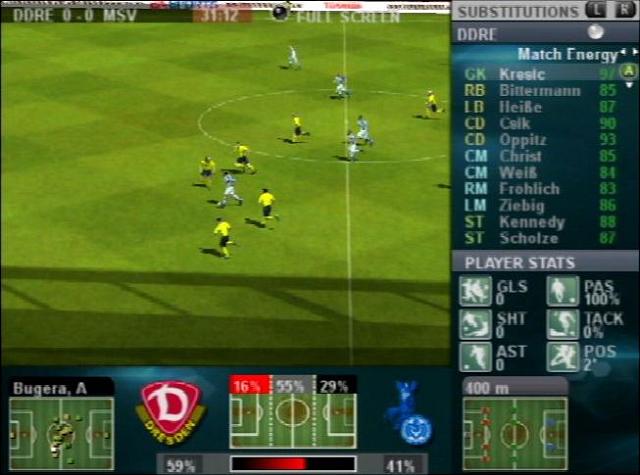 Total Club Manager 2005 - PC Screen