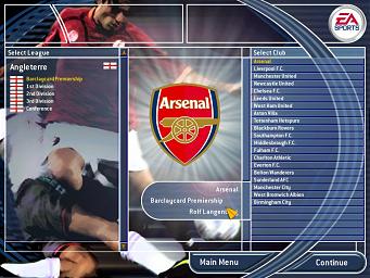 Total Club Manager 2003 - PC Screen