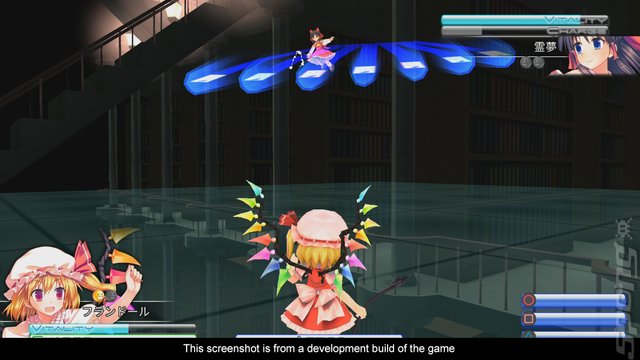 Touhou Kobuto V: Burst Battle - Switch Screen