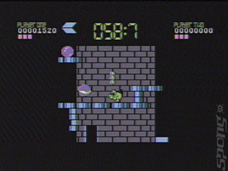 Tower Toppler - Atari 7800 Screen
