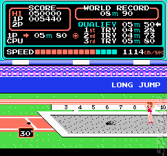 Track and Field - NES Screen