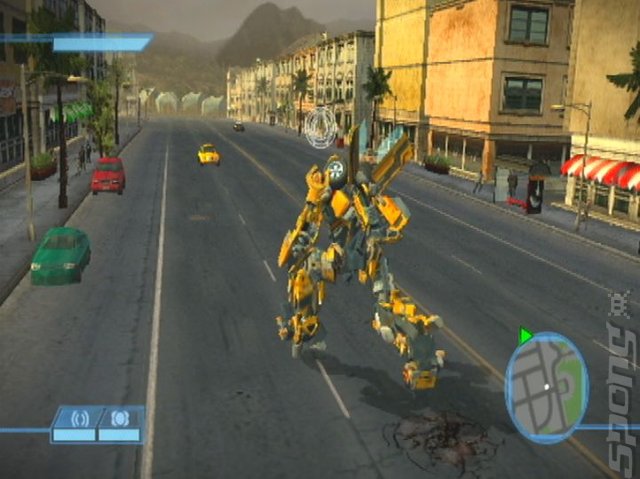 Transformers: The Game - PS2 Screen