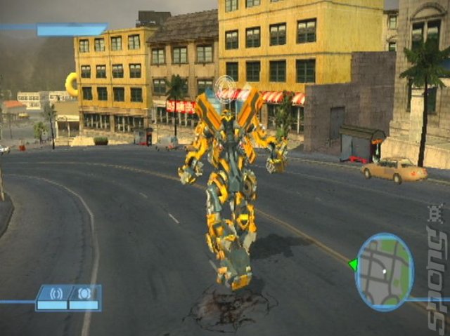 Transformers: The Game - Wii Screen