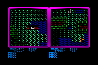 Two Vikings - C64 Screen