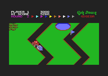 Up 'n' Down - C64 Screen