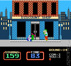 Urban Champion - NES Screen