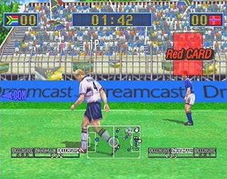 Virtua Striker 2 - Dreamcast Screen