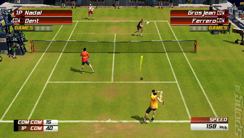 Virtua Tennis 3 - PSP Screen