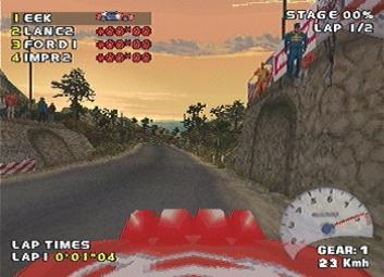 V-Rally 2 - PlayStation Screen