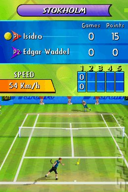 VT Tennis - DS/DSi Screen