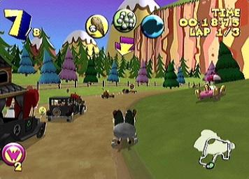 Wacky Races - Dreamcast Screen