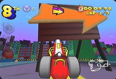 Wacky Races - PS2 Screen