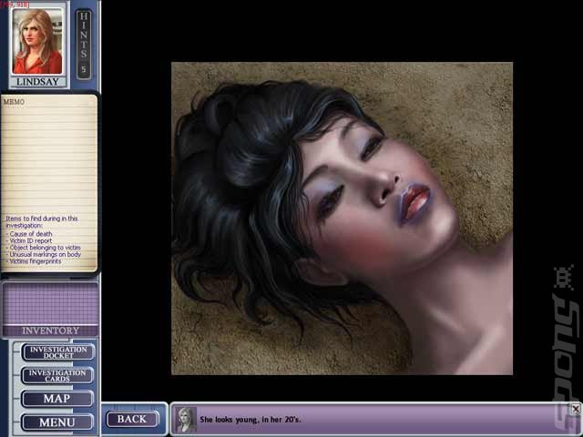 Women's Murder Club: Death In Scarlet - PC Screen