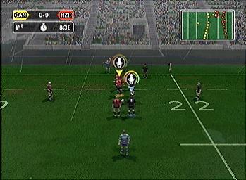 World Championship Rugby - PS2 Screen