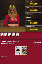 World Championship Poker Deluxe Edition - DS/DSi Screen