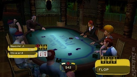 World Championship Poker Featuring Howard Lederer: All In - PSP Screen