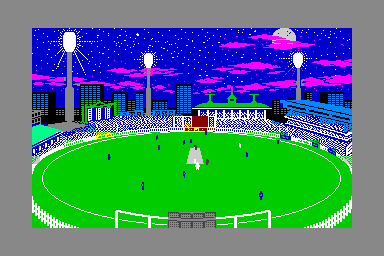 World Cup Cricket - C64 Screen