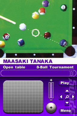 World Cup of Pool - DS/DSi Screen