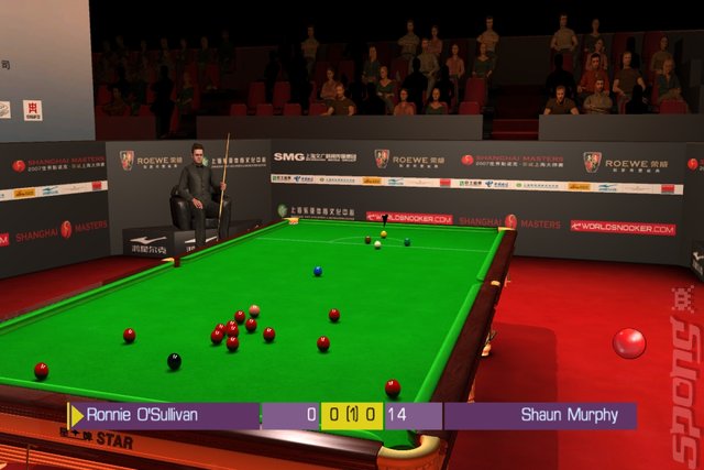 World Snooker Championship 08 - PS3 Screen