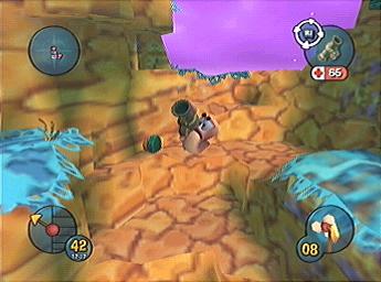 Worms 3D - PS2 Screen