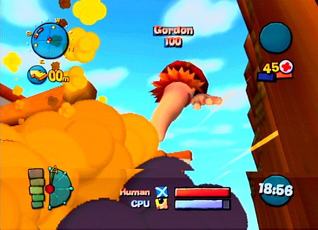Worms 4: Mayhem - PS2 Screen