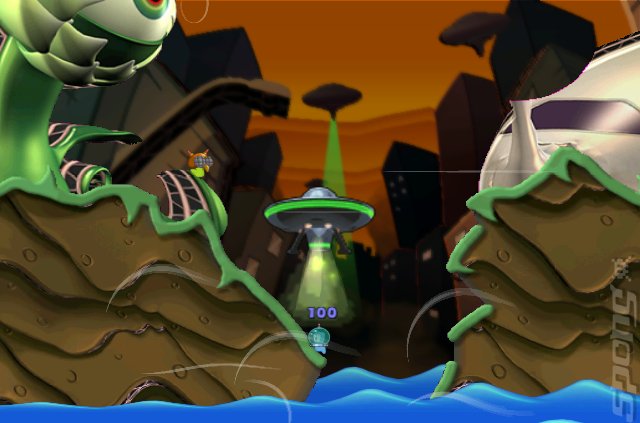 Worms: A Space Oddity - Wii Screen