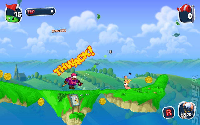 Worms: Crazy Golf - PC Screen