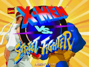 X-Men vs Street Fighter - Arcade Screen