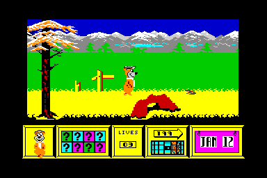 Yogi Bear - C64 Screen