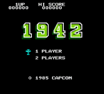 1942 - NES Screen