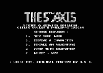 5th Axis, The - C64 Screen