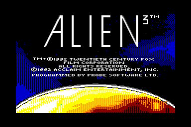 Alien 3 - C64 Screen