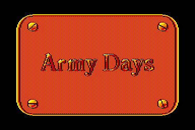 Army Days - C64 Screen