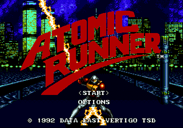 Atomic Runner - Sega Megadrive Screen