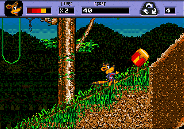 Awesome Possum - Sega Megadrive Screen