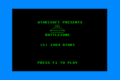 Battlezone - C64 Screen