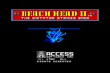 Beach Head II - C64 Screen