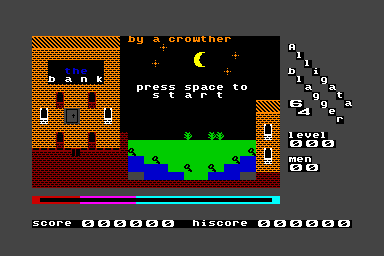 Blagger - C64 Screen