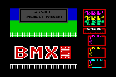 BMX Stunts - C64 Screen