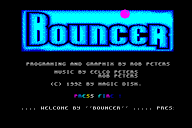 Bouncer - C64 Screen