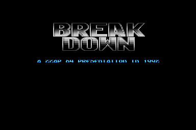 Break Down - C64 Screen