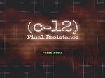 C-12 Final Resistance - PlayStation Screen