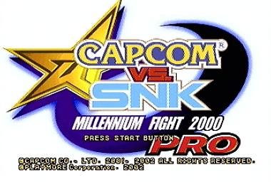 Capcom Vs SNK Pro - PlayStation Screen