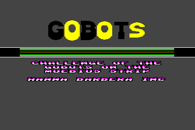 Battle of the Gobots - C64 Screen