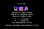 CJ in the USA - C64 Screen