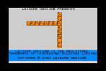 Computer Scrabble - C64 Screen