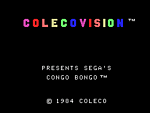 Congo Bongo - Colecovision Screen