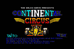 Continental Circus - C64 Screen